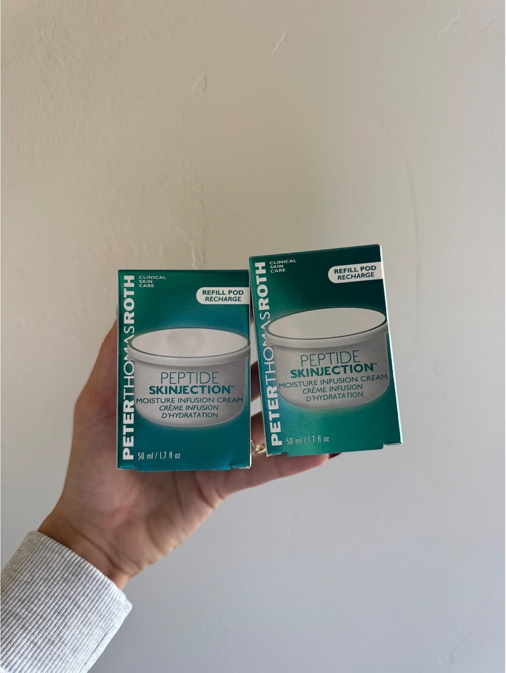 Peter Thomas Roth Peptide Moisture Infusion Cream Refill Pods 1.7 oz 2-Pack NEW